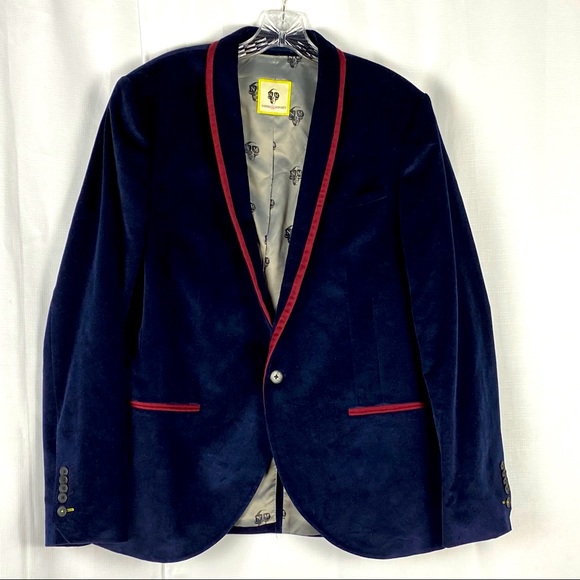 ASOS Other - ASOS Noose & Monkey Velvet Slim Fit Dress Jacket
